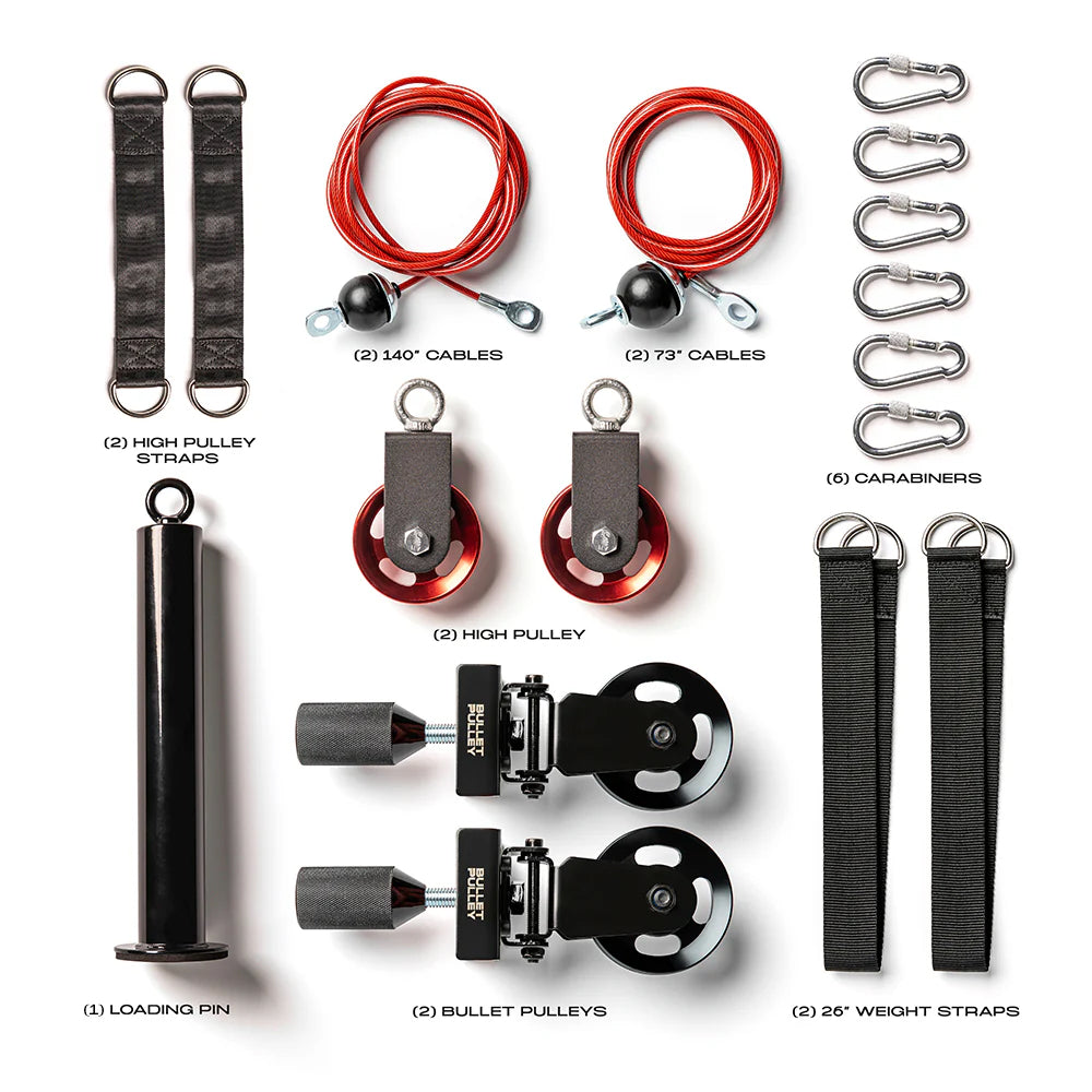 Bullet Pulley 3-in-1 Cable System Kit